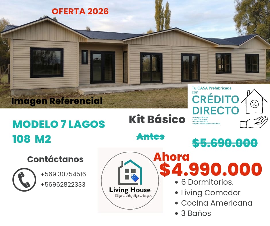 Casa 7 Lagos 108m²